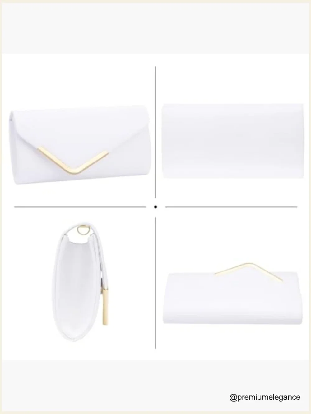 Shiny Sequin Envelope Clutch Evening Bag with Chain, Sparkly Party Prom Purse